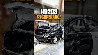 HB20S RECUPERADO 😮 Custo e Detalhes da Transformação HB20 recuperação funilaria [upl. by Deland900]