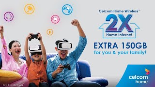 Celcom Home Wireless™  2X Home Internet [upl. by Farron]