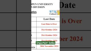 IGNOU Admission Reregistration amp Exam Form last Date Extended 2024  Ignou Exam form last date [upl. by Felicle727]