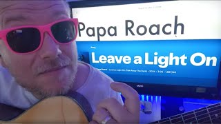 Leave A Light On  Papa Roach Carrie Underwood Guitar Tutorial Beginner Lesson [upl. by Yedok]