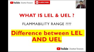 LEL  UEL and flammability range [upl. by Rehpretsirhc]