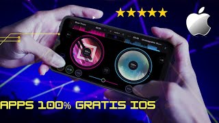 TOP DE LAS 3 MEJORES APLICACIONES DE DJ PARA MEZCLAR EN IPHONE iOS GRATIS [upl. by Lucian]