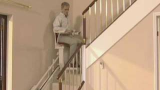 Stannah Curved Stairlift Video [upl. by Ybok54]