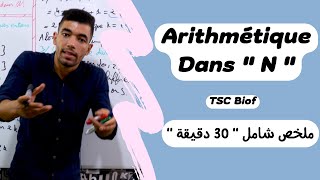 Arithmétique dans N Résumé complet 🔻 TCS international 🔻 ملخص شامل لدرس الحسابيات جدع مشترك علمي [upl. by Atnod]