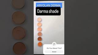 KRYOLAN DERMA COLOR CAMOUFLAGE CREME shorts makeup macsalon01 [upl. by Hars]