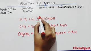 Reactions Of Alkane Class 11 Chemistry Chapter 13 Hydrocarbon CBSE NCERT [upl. by Liew91]