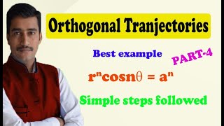 VTU Engineering Mths 1 orthogonal trajectory rn cosnθan good examplePART4 [upl. by Misab390]