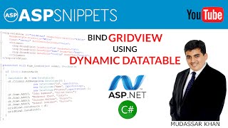 Dynamically create DataTable and bind to GridView in ASPNet [upl. by Nadean]