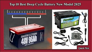 ✅ Top 10 Best Deep Cycle Battery New Model 2025 [upl. by Aicnetroh64]