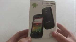 Unboxing  Alcatel OneTouch 918D [upl. by Enelym517]