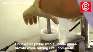 Water Drop Cream Formulation by using silicone emulsifier  PEGPPG1818 Dimethicone [upl. by Nicolau179]