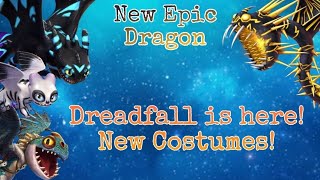 Rise of Berk  Dreadfall is here All new Costumes 👻 [upl. by Ninel284]