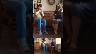 French bourrée on harmonica and fiddle [upl. by Auliffe841]