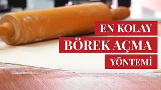 Bu Yöntemle Herkes Evde Hamur Açabilir  En Kolay Börek Hamuru Nasıl Yapılır [upl. by Hollington]