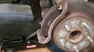 Quick vid while Im swapping brake pads on the 2014 Ram 1500 [upl. by Richia]