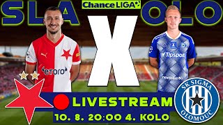 SLAVIA PRAHA  SIGMA OLOMOUC 🔴LIVESTREAM🔴 [upl. by Rosana]