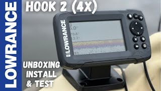 Lowrance Hook2 4x unboxing and review great for Jon boats and kayaks [upl. by Marvella]