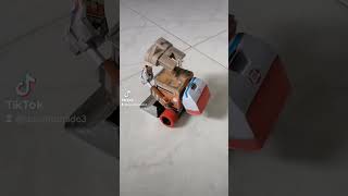 Robot minisumo RC WallE arduino esp32 music robotics rengoku [upl. by Melinde]