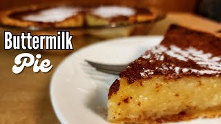 Old Fashioned Southern Buttermilk Pie Recipe [upl. by Ietta]