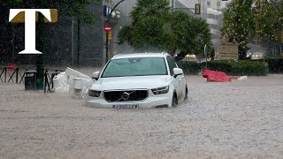 Spain weather Thousands evacuated after fresh flood warning [upl. by Anoy27]