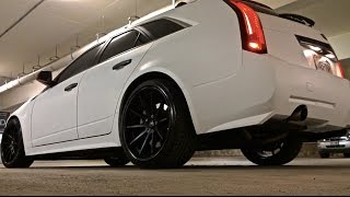 CADILLAC CTS 36DI AWD WAGON CUSTOM MAGNIFLOW EXHAUST [upl. by Erkan]