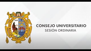 🔴14112023 Consejo Universitario Sesión Ordinaria Ampliada UNMSM [upl. by Rachel]