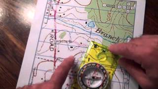 Orienting a Map and Compass [upl. by Ertemed]