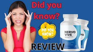 BIG ALERT NERVOVIVE ReviewWhat you need to know about Nervovive before you buy itnervovivereview [upl. by Barbra]