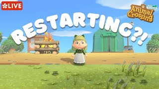 🔴 Restarting my island AGAIN  Animal Crossing New Horizons [upl. by Ibrad]