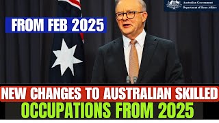 5 Changes to the Australian Skilled Occupation List in 2025 [upl. by Barbabas]