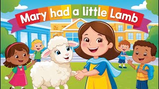 Mary Had a Little Lamb  Fun Cartoon Animation  Kids Song [upl. by Shapiro]