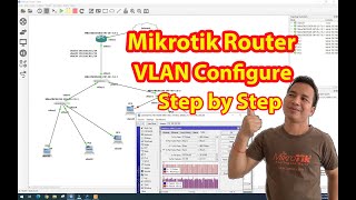 Mikrotik Router VLAN Configuration step by step [upl. by Ardnoed]