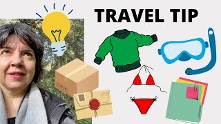 HOW I SHIPPED 7 lbs of CLOTHES HOME from VALENCIA and MILAN to TRAVEL LIGHT  TRAVEL TIP 16 [upl. by Chrystel]