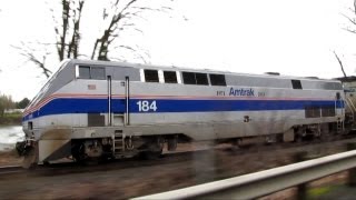 Pacing AMTK 184 Phase IV Heritage On Southbound Amtrak 11 HD [upl. by Farl]