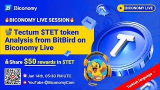 BICONOMYLIVE Tectum TET Token analysis from BitBird [upl. by Llydnek]