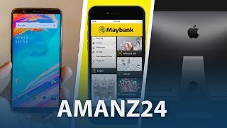 Amanz24  iMac Pro OnePlus 5T Maybank QRPay [upl. by Oric]