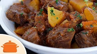 Como Fazer Carne de Panela com Batata  Receita Prática [upl. by Olimac299]