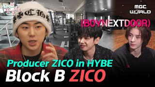 CC HYBE building shown around by the producer amp artist ZICO ZICO HYBE [upl. by Ayekim]