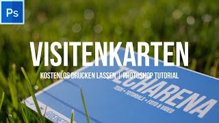 Visitenkarten selber gestalten amp KOSTENLOS drucken lassen  Tutorial [upl. by Lerraj]