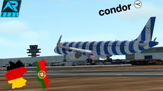 Real Flight Simulator  Condor A321200  Frankfurt FRA  Madeira FNC [upl. by Delorenzo]