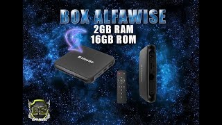 Box Android AlfaWise S95  Unboxing e Reviews Em Português [upl. by Zosima]