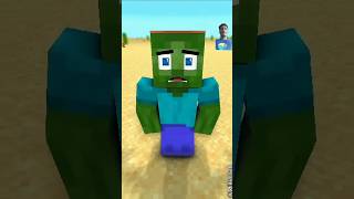 Who is Stronger Zombie shorts minecraft minecraftanimation [upl. by Vinn]