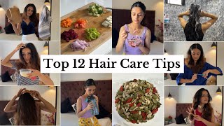 Top 12 HAIR CARE Tips For Healthy Long amp Strong Hair  Garima Verma [upl. by Dearden]