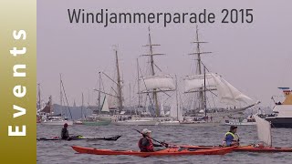 Impressionen der Windjammerparade zur Kieler Woche 2015 [upl. by Kcireddor]