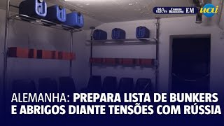 Alemanha prepara lista de bunkers e abrigos diante do aumento das tensões com a Rússia [upl. by Leahcimsemaj]