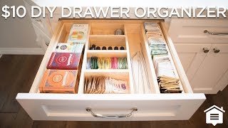 10 DIY Drawer Organizer  How to Build [upl. by Acinej]