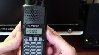 Kenwood TH K20 programming [upl. by Acisse]