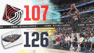 Portland Trail Blazers 107 New Orleans Pelicans 126  Game Highlights  March 16 2024 [upl. by Boynton]