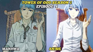 Tower of God Season 2 Episode 4 Anime VS Manhwa [upl. by Georgine631]