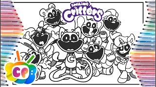 Smiling Critters New Coloring Pages  Coloring Poppy Playtime Chapter 3  NCS Music [upl. by Llenrep579]